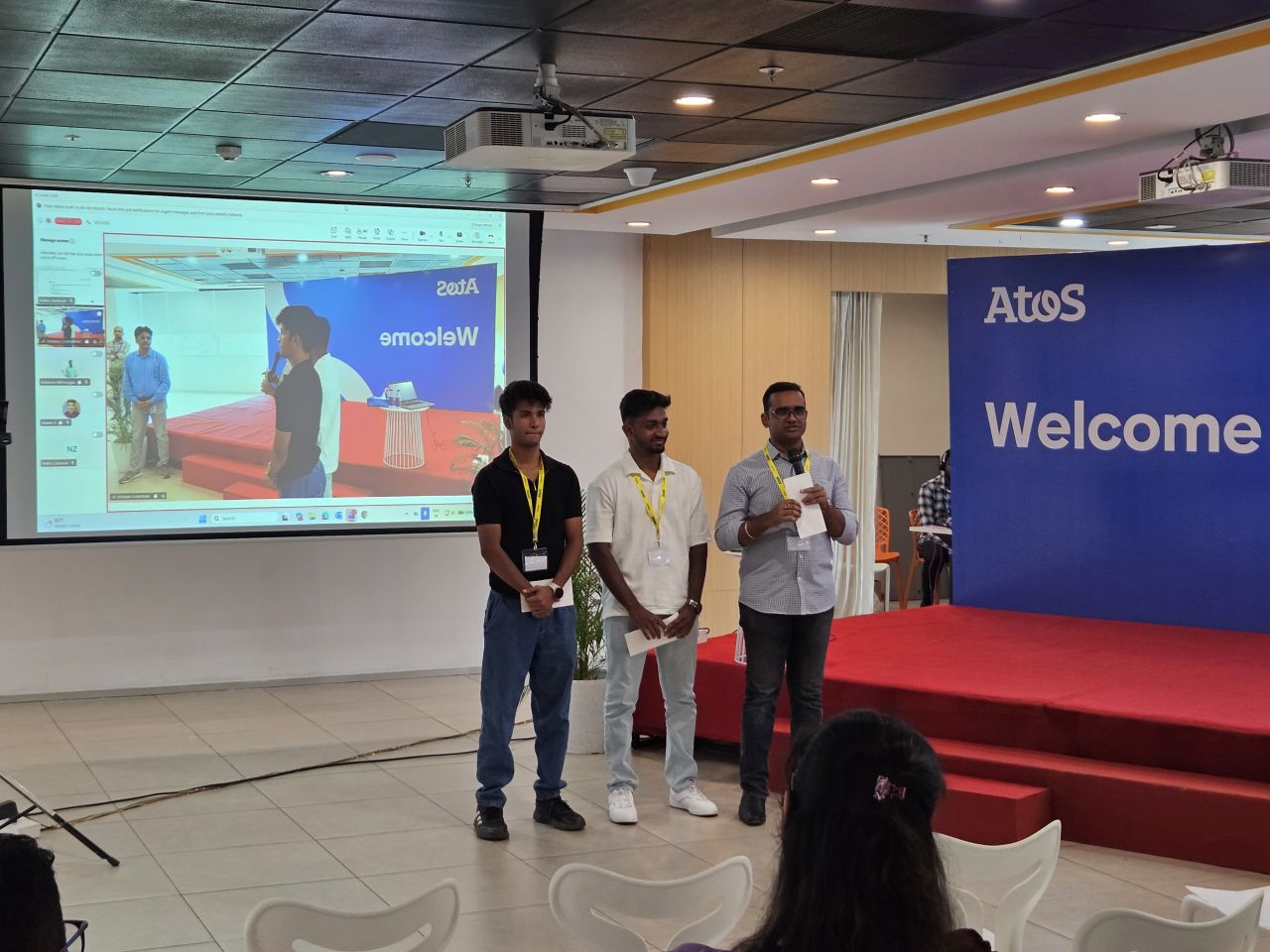 Winner, ATOS SRiJAN Hackathon (Digital Workplace), 2026